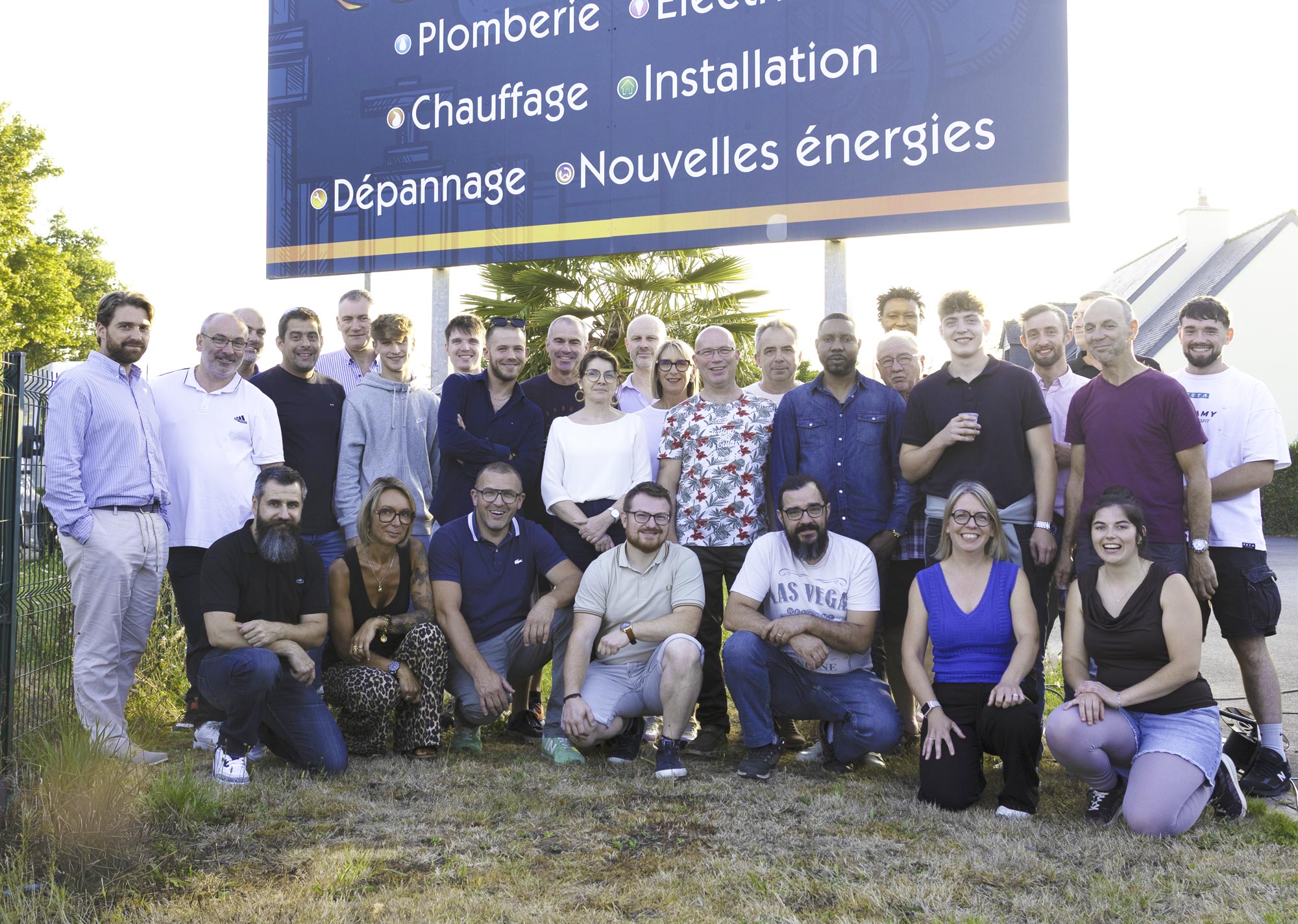 Equipe de plombiers et électriciens de l'entreprise BS Plomberie présente sur Rennes, Bréal sous Montfort, sur l'Ille et Vilaine et la Bretagne